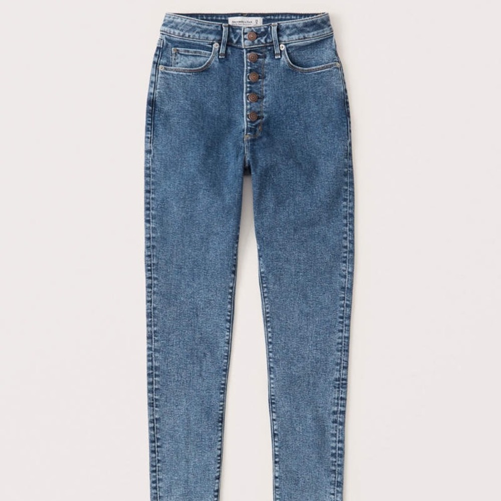 A&F Curve Love High Rise Super Skinny Jeans